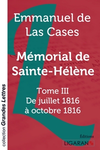 Image de Mémorial de Sainte-Hélène - Tome 3 (grands caractères)