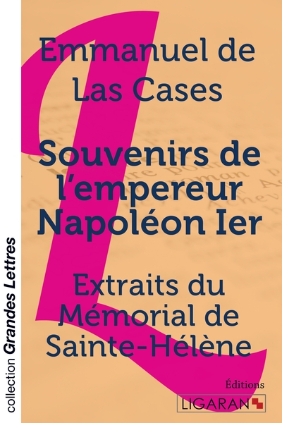 Image de Souvenirs de l'empereur Napoléon Ier (grands caractères)