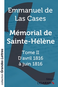 Image de Mémorial de Sainte-Hélène - Tome 2 (grands caractères)