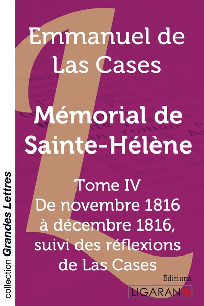 Image de Mémorial de Sainte-Hélène - Tome 4 (grands caractères)