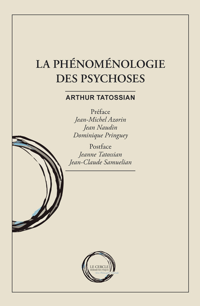 Picture of La phénoménologie des psychoses