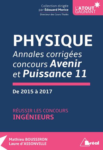 Picture of Physique - Annales corrigées Concours avenir et puissance 11