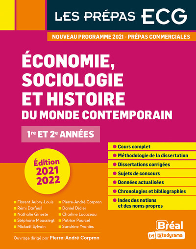 Image de Economie, sociologie et histoire du monde contemporain - Prépas ECG
