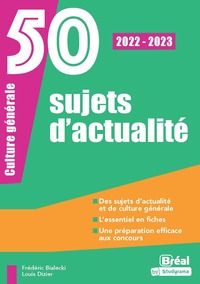 Picture of 50 sujets d'actualités 2022-2023