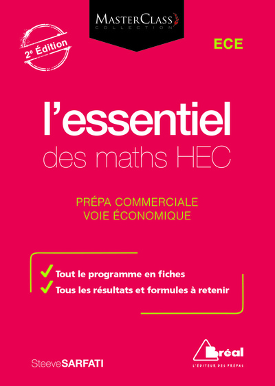 Picture of L'indispensable de maths HEC ECE