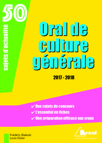 Picture of Oral de culture générale 2017-2018