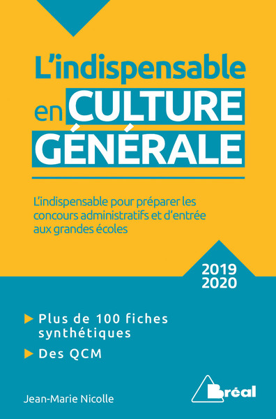 Picture of L'indispensable en culture générale 2019-2020