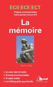 Picture of La mémoire - Prépas commerciales culture générale concours 2019