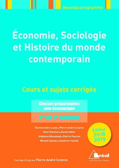 Picture of Economie, sociologie, histoire du monde contemporain 2018-2019