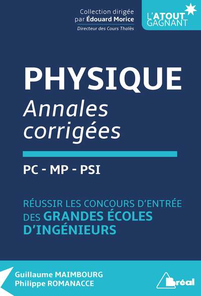 Picture of Physique - Annales corrigées PC MP PSI