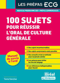 Image de 100 sujets pour réussir l'oral de culture générale