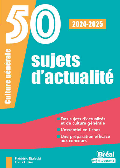 Image de 50 sujets d'actualité 2024-2025