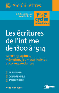 Image de Les écritures de l'intime de 1800 à 1914