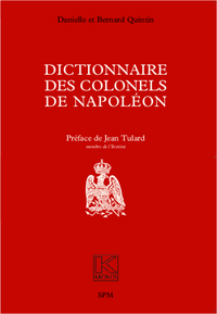 Image de Dictionnaire des colonels de Napoléon