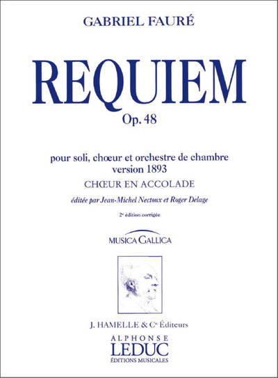 Picture of REQUIEM OP48 VERSION 1893 CHOEUR EN ACCOLADE