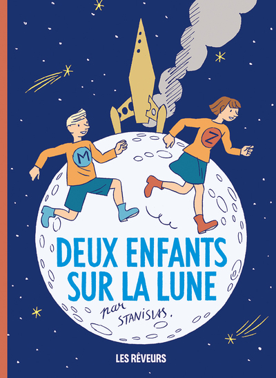 Image de Deux enfants sur la lune