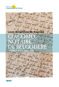 Picture of Giacomo, notaire de Belgodere