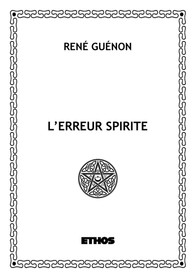 Picture of L'erreur spirite