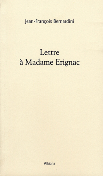Image de Lettre à Madame Érignac