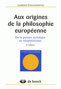 Picture of Aux origines de la philosophie européenne