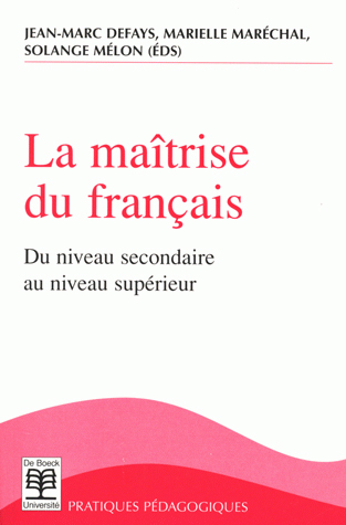 Image de LA MAITRISE DU FRANCAIS