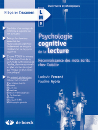 Image de Psychologie cognitive de la lecture