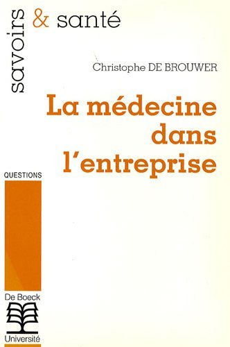Picture of La médecine dans l'entreprise