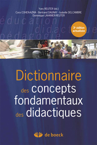 Image de Dictionnaire des concepts fondamentaux des didactiques