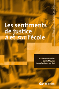 Image de Les sentiments de justice à et sur l'école