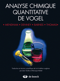 Image de Analyse chimique quantitative de Vogel