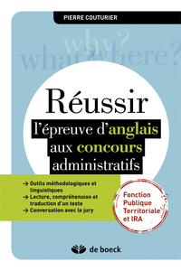Image de Réussir l'épreuve d'anglais aux concours administratifs