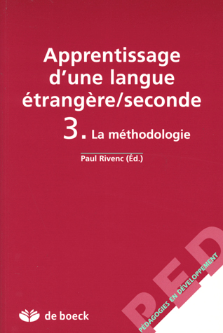 Image de APPRENTISSAGE D'UNE LANGUE ETRANGERE / SECONDE - VOLUME 3