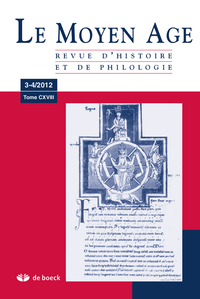 Picture of RMA_183 / REVUE DU MOYEN-AGE 2012/3-4 TOME CXVIII