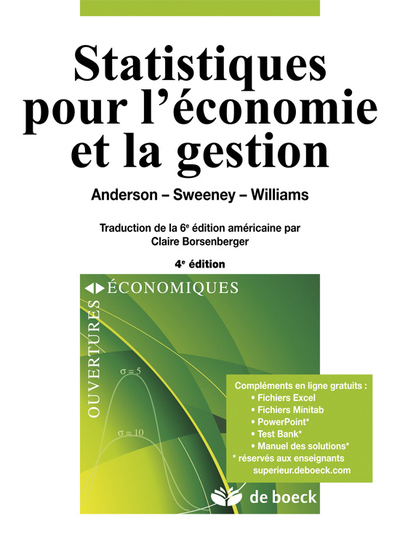 Picture of Statistiques pour l'économie et la gestion