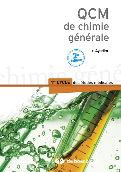 Image de Qcm de chimie générale