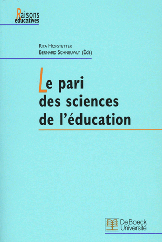 Image de Le pari des sciences de l'éducation