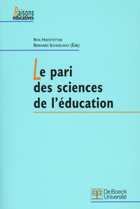 Image de Le pari des sciences de l'éducation