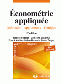 Image de Économétrie appliquée