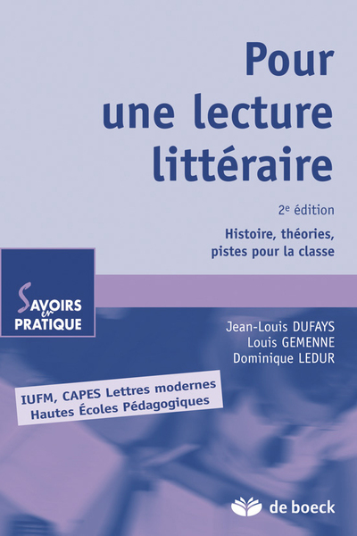 Image de Pour une lecture littéraire