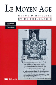 Picture of RMA_132/ REVUE DU MOYEN-AGE 2007/2 TOME CXIII