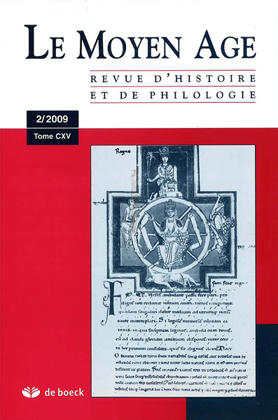 Picture of RMA_152 / REVUE DU MOYEN-AGE 2009/2 TOME CXV