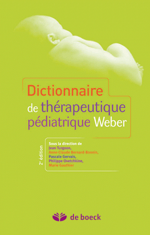 Image de Dictionnaire de thérapeutique pédiatrique