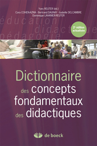 Image de Dictionnaire des concepts fondamentaux des didactiques
