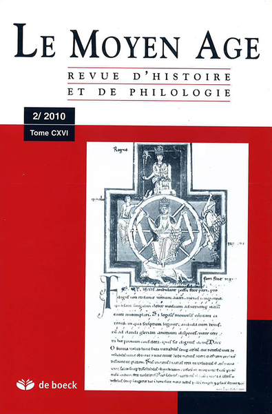 Image de RMA_162 / REVUE DU MOYEN-AGE 2010/2 TOME CXVI