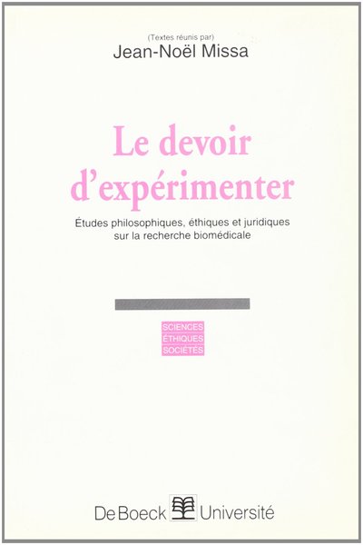 Picture of Le devoir d'expérimenter