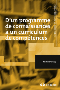 Image de D'un programme de connaissances à un curriculum de compétences