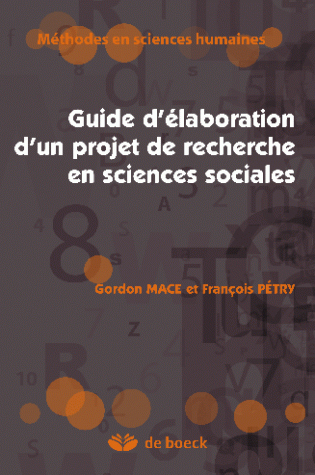 Image de Guide d'élaboration d'un projet de recherche en sciences sociales