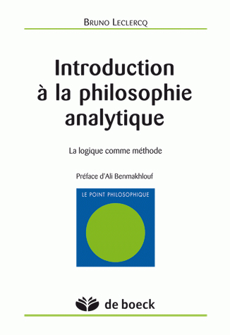 Image de Introduction à la philosophie analytique