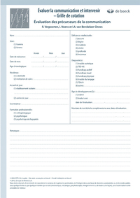 Image de Évaluer la communication et intervenir : formulaire d'évaluation
