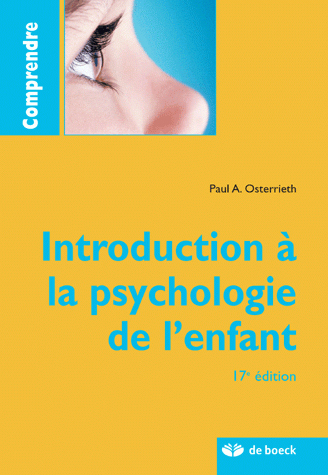Image de Introduction à la psychologie de l'enfant
